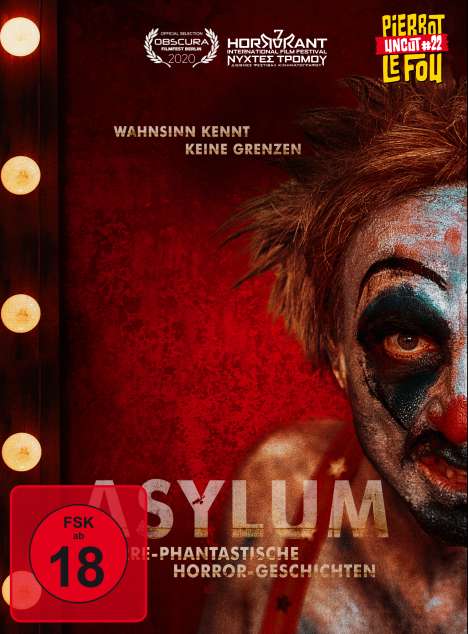 Asylum: Irre-phantastische Horror-Geschichten (Blu-ray &amp; DVD im Mediabook), 1 Blu-ray Disc und 1 DVD