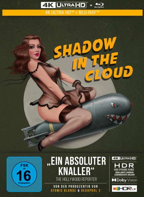 Shadow in the Cloud (Ultra HD Blu-ray &amp; Blu-ray im Mediabook), 1 Ultra HD Blu-ray und 1 Blu-ray Disc