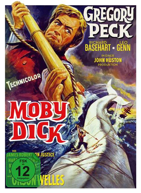Moby Dick (1956) (Blu-ray &amp; DVD im Mediabook), 2 Blu-ray Discs und 1 DVD