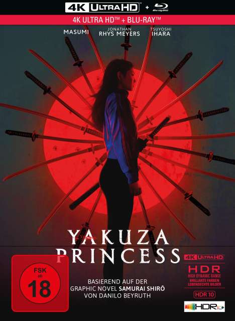 Yakuza Princess (Ultra HD Blu-ray &amp; Blu-ray im Mediabook), 1 Ultra HD Blu-ray und 1 Blu-ray Disc