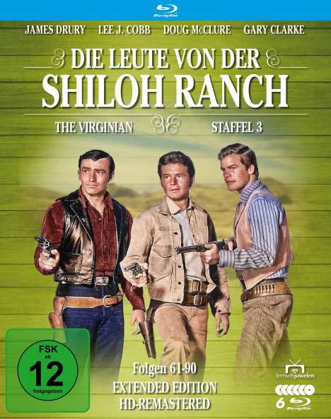 Die Leute von der Shiloh Ranch Staffel 3 (Extended Edition) (Blu-ray), 5 Blu-ray Discs