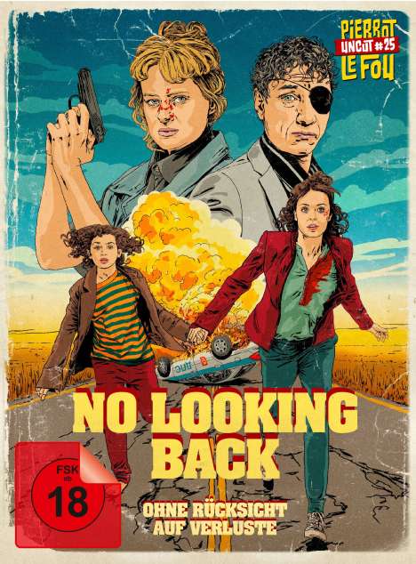 No Looking Back (2021) (Blu-ray &amp; DVD im Mediabook), 1 Blu-ray Disc und 1 DVD
