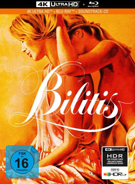 Bilitis (Ultra HD Blu-ray &amp; Blu-ray im Mediabook), 1 Ultra HD Blu-ray, 1 Blu-ray Disc und 1 CD