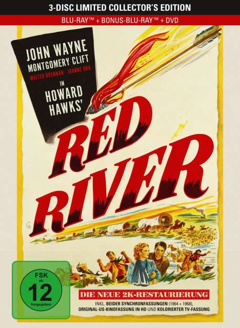 Red River - Panik am roten Fluss (Blu-ray &amp; DVD im Mediabook), 2 Blu-ray Discs und 1 DVD