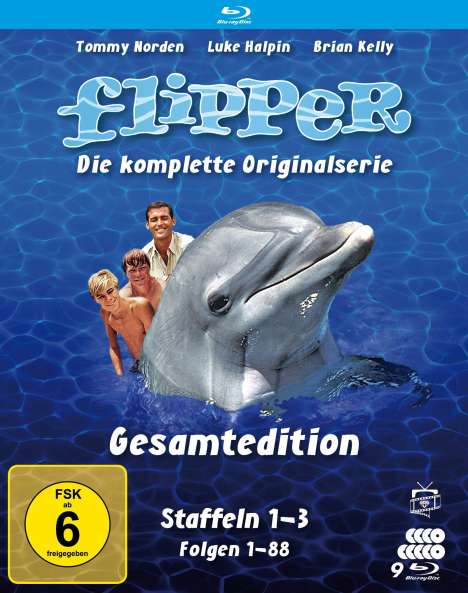 Flipper (Komplette Serie) (Blu-ray), 9 Blu-ray Discs