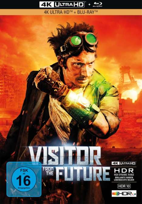 Visitor from the Future (Ultra HD Blu-ray &amp; Blu-ray im Mediabook), 1 Ultra HD Blu-ray und 1 Blu-ray Disc