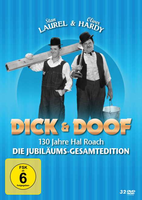 Dick und Doof - 130 Jahre Hal Roach (Die Jubiläums-Gesamtedition), 31 DVDs