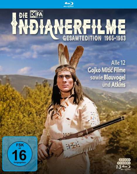 Die DEFA-Indianerfilme (Gesamtedition) (Blu-ray), 13 Blu-ray Discs