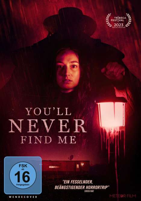 You'll never find me, DVD