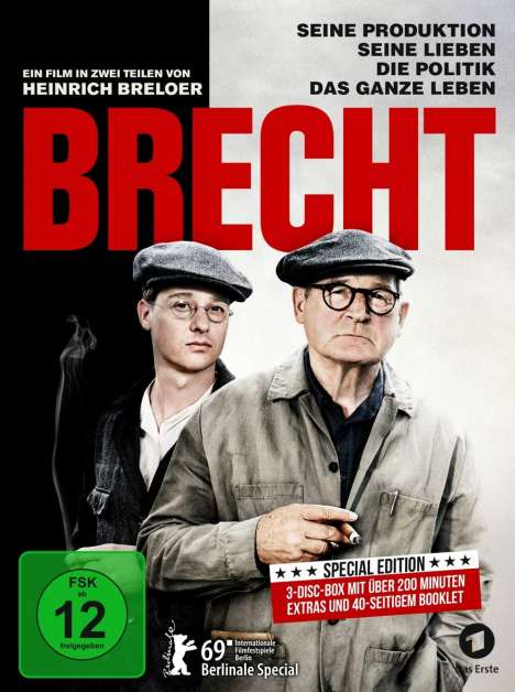 Brecht (Special Edition) (Blu-ray &amp; DVD im Digipak), 1 Blu-ray Disc und 2 DVDs