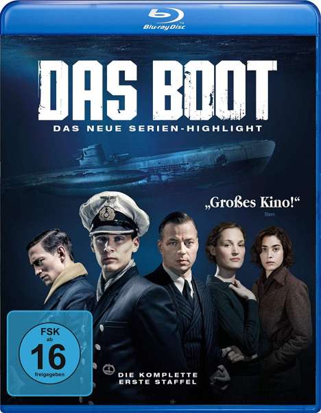 Das Boot Staffel 1 (Blu-ray), 3 Blu-ray Discs