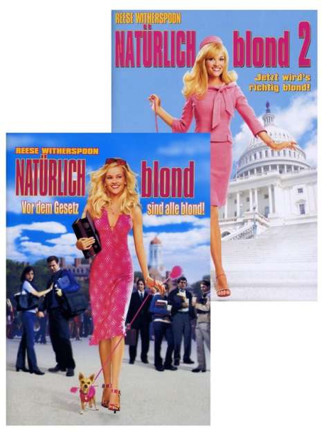 Natürlich blond 1 &amp; 2, 2 DVDs