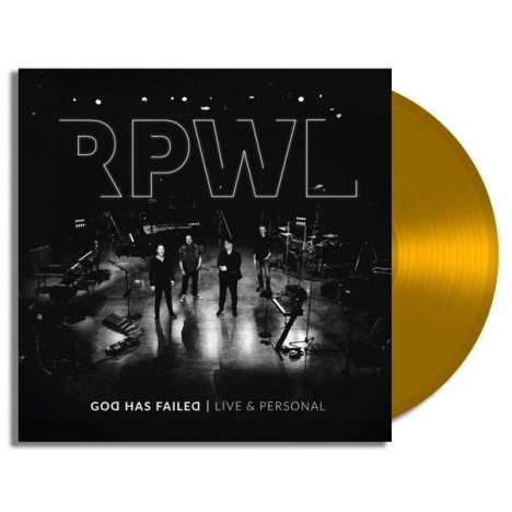 RPWL: God Has Failed - Live &amp; Personal (180g) (Limited Edition) (Gold Vinyl) (signiert, exklusiv für jpc!), 2 LPs