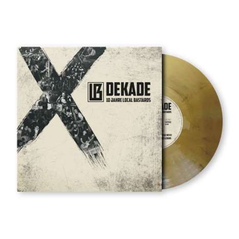 Local Bastards: Dekade (Gold/Black Marbled Vinyl), LP