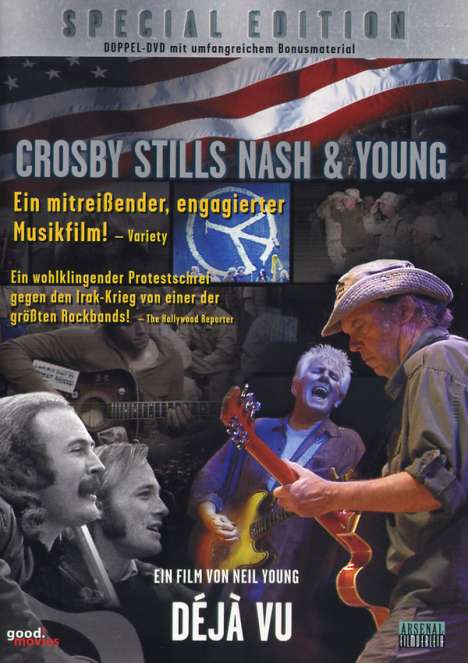 Crosby, Stills, Nash &amp; Young - Déjà Vu (OmU) (Special Edit.), 2 DVDs