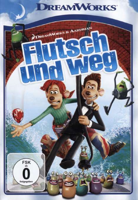 Flutsch und weg, DVD