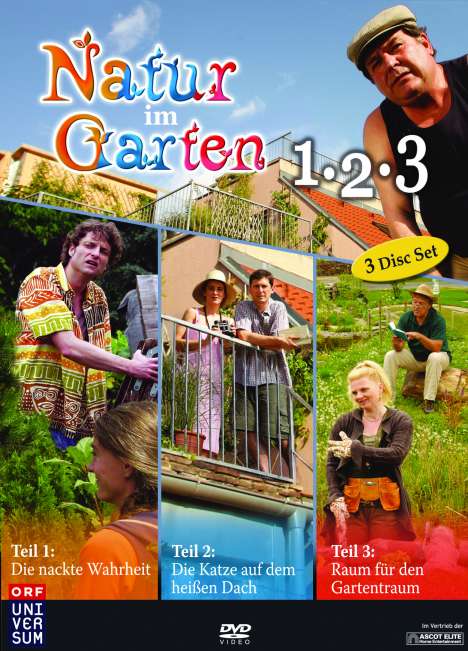 Natur im Garten Boxset, 3 DVDs