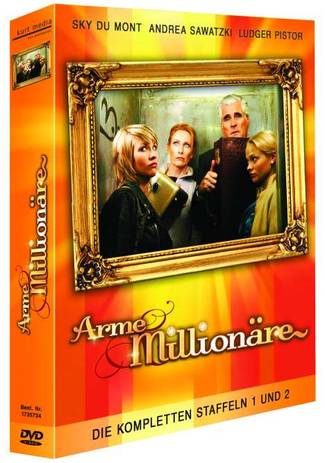 Arme Millionäre Staffel 1 &amp; 2, 3 DVDs