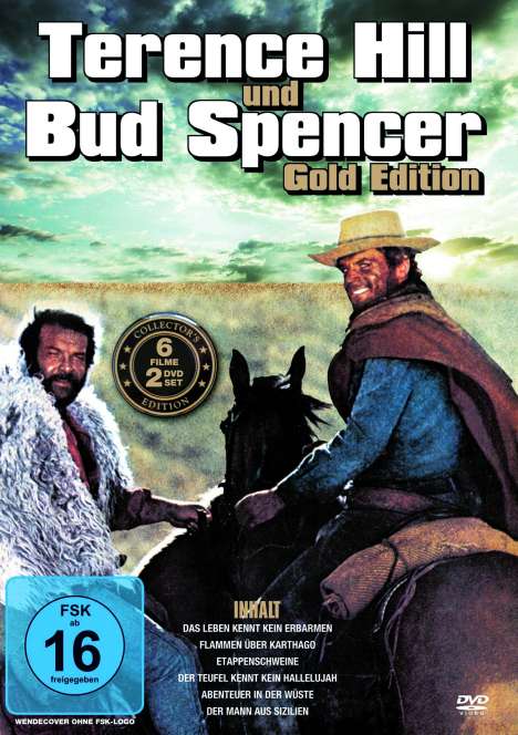 Terence Hill &amp; Bud Spencer Gold Edition, 2 DVDs