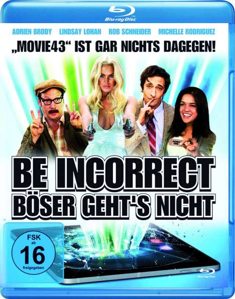 Be Incorrect - Böser geht's nicht (Blu-ray), Blu-ray Disc
