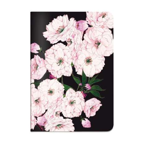 Heft A5 de Luxe Cherry Blossom black, Buch
