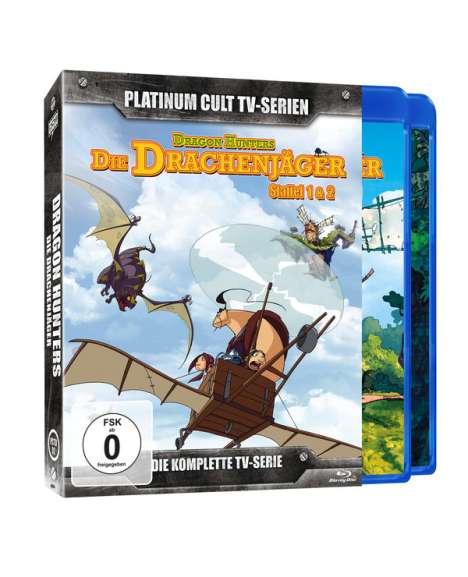 Die Drachenjäger Staffel 1 &amp; 2 (Blu-ray), 2 Blu-ray Discs
