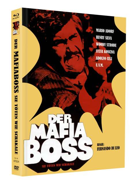 Der Mafiaboss - Sie töten wie Schakale (Blu-ray &amp; DVD im Mediabook), 1 Blu-ray Disc und 1 DVD