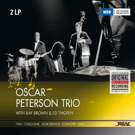 Oscar Peterson (1925-2007): 1961 - Köln, Gürzenich (remastered) (180g), 2 LPs