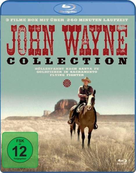 John Wayne Collection (3 Filme) (Blu-ray), 3 Blu-ray Discs