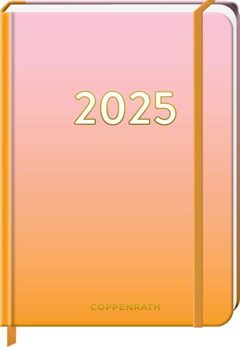 Kleiner Wochenkalender - Mein Jahr 2025 - Sonnenaufgang rosa, Kalender