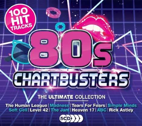 80s Chartbusters, 5 CDs