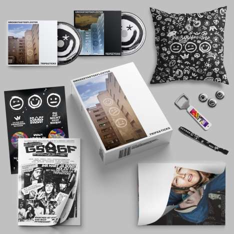 Großstadtgeflüster: Trips &amp; Ticks (Box-Set), 2 CDs und 3 Merchandise