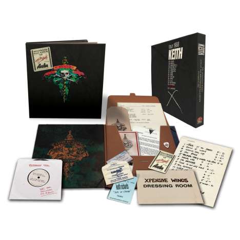 Keith Richards &amp; The X-Pensive Winos: Live At The Hollywood Palladium (Deluxe Box Set) (remastered), 2 LPs, 1 Single 10", 1 CD, 1 DVD, 1 Buch und 1 Merchandise