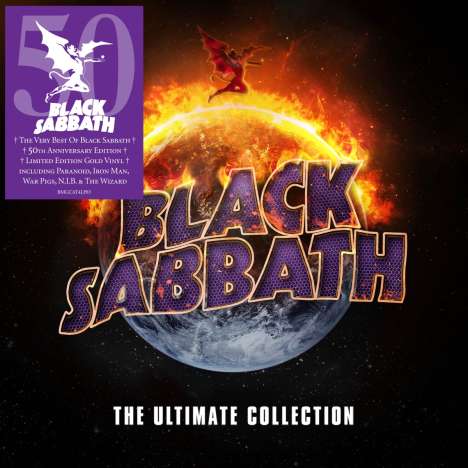 Black Sabbath: The Ultimate Collection (Limited 50th Anniversary Edition) (Gold Vinyl), 4 LPs