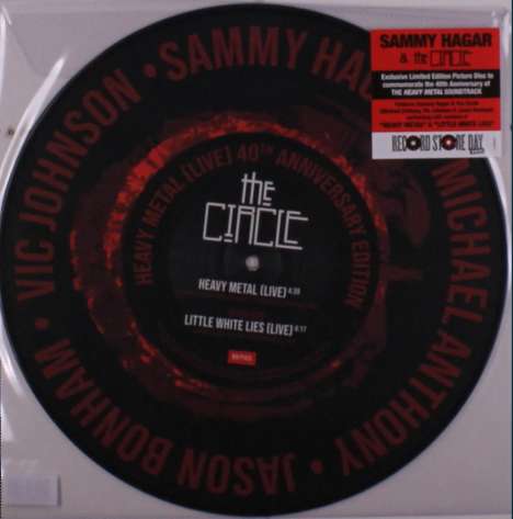 Sammy Hagar: Heavy Metal/Little White Lies (40th Anniversary) (Limited Edition) (Picture Vinyl), Single 12"