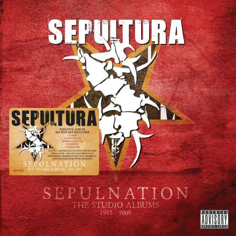 Sepultura: Sepulnation: The Studio Albums 1998 - 2009 (remastered) (180g), 8 LPs