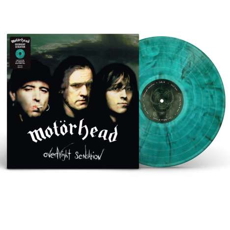 Motörhead: Overnight Sensation (25th Anniversary) (Limited Edition) (Green W/ Black Smoke Vinyl), LP