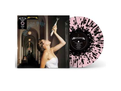 Helloween: Pink Bubbles Go Ape (30th Anniversary) (Limited Edition) (Pink W/ Black Splatter Vinyl), LP