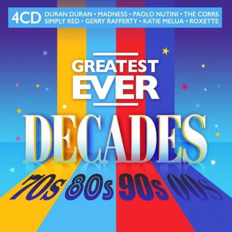Greatest Ever Decades: 70s, 80s, 90s, 00s, 4 CDs
