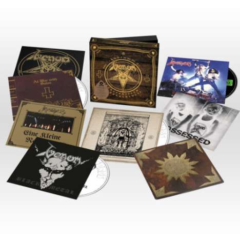 Venom: In Nomine Satanas: The Neat Anthology (40th Anniversary), 6 CDs und 1 DVD