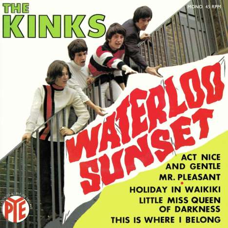 The Kinks: Waterloo Sunset EP (RSD 2022) (Limited Edition) (Yellow Vinyl) (45 RPM) (Mono), Single 12"