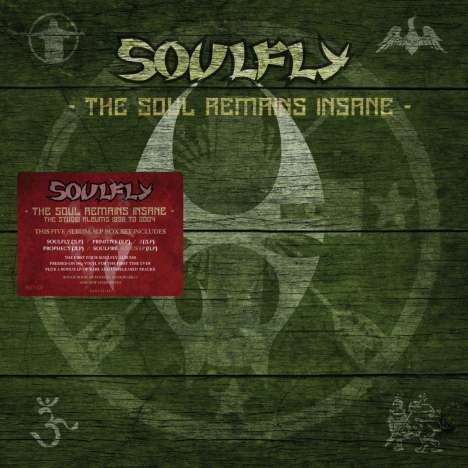 Soulfly: The Soul Remains Insane: Studio Albums 1998 To 2004 (180g), 8 LPs