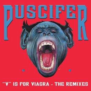 Puscifer: "V" Is For Viagra - The Remixes (Black, Blue &amp; Magenta Smush Vinyl), 2 LPs