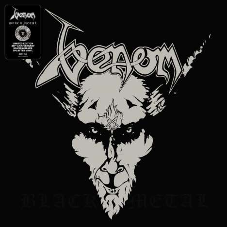 Venom: Black Metal (40th Anniversary Edition) (Silver &amp; Black Swirl Vinyl), LP