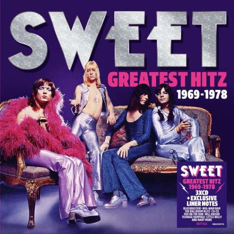 The Sweet: Greatest Hitz! The Best of Sweet 1969 - 1978, 3 CDs