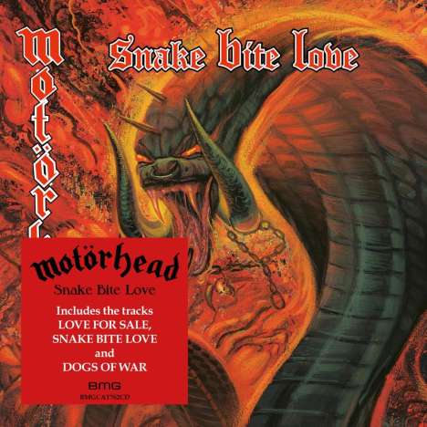 Motörhead: Snake Bite Love, CD