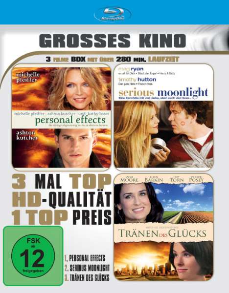 Grosses Kino: Personal Effects / Serious Moonlight / Tränen des Glücks (Blu-ray), Blu-ray Disc