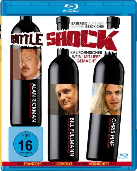 Bottle Shock (Blu-ray), Blu-ray Disc