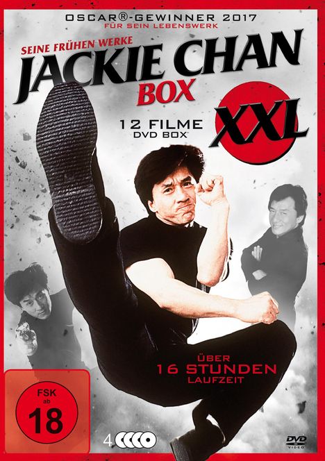 Jackie Chan Box XXL (12 Filme auf 4 DVDs), 4 DVDs