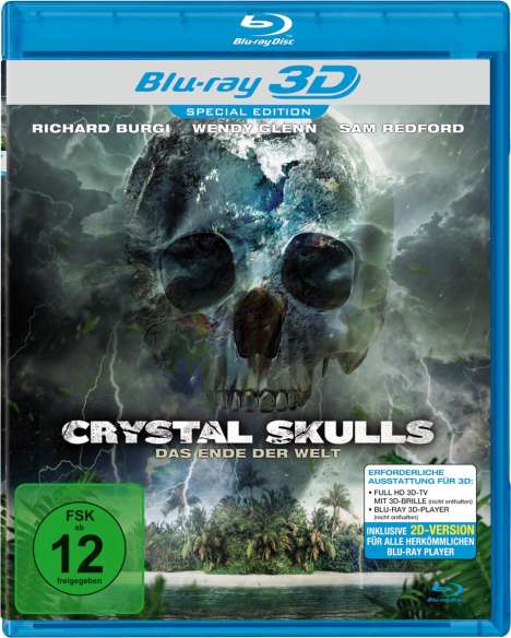 Crystal Skulls (3D Blu-ray), Blu-ray Disc